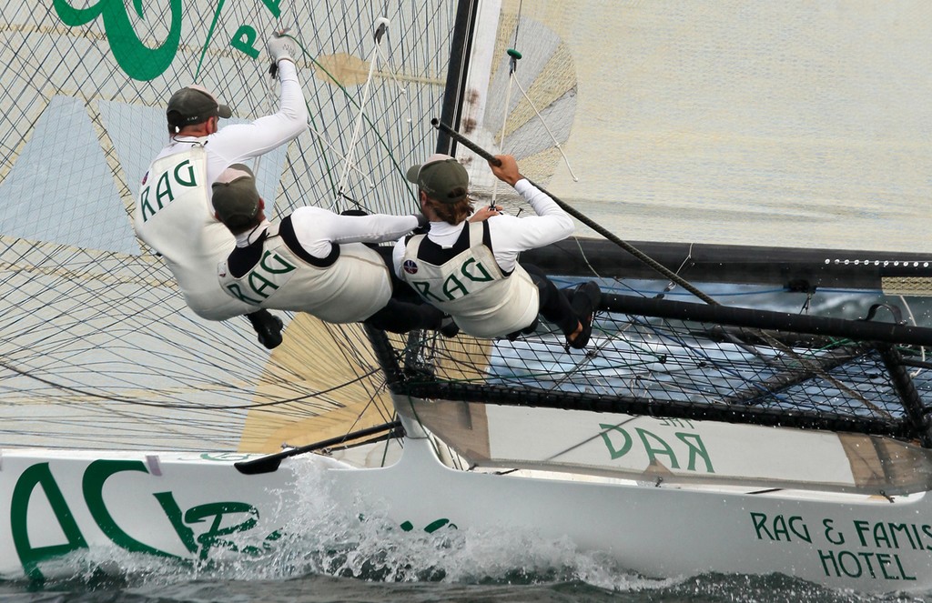 Rag and Famish upwind - JJ Giltinan Championships 2011 photo copyright Crosbie Lorimer http://www.crosbielorimer.com taken at  and featuring the  class