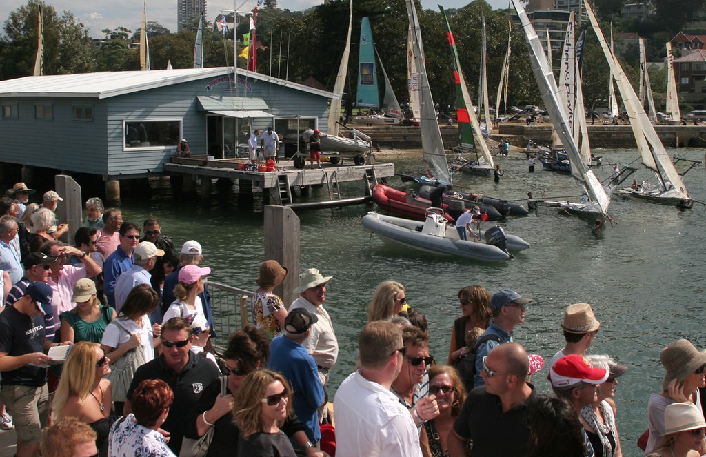 The fleet gets afloat - JJ Giltinan Championships 2011 photo copyright Crosbie Lorimer http://www.crosbielorimer.com taken at  and featuring the  class