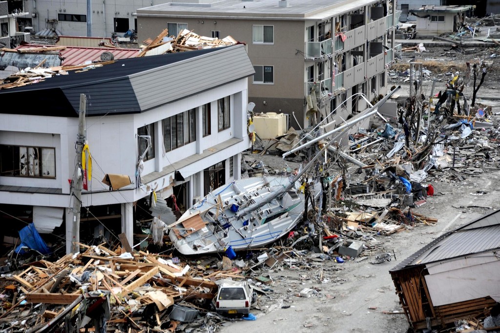 The tragic tsunami and earthquake have paralysed the local fishing industry. photo copyright SW taken at  and featuring the  class