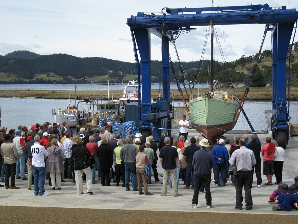 Kermandia marina opening credit Kelvin Aldred Huon Valley News small - Kermandie’s new floating marina and hardstand officially opened photo copyright SW taken at  and featuring the  class