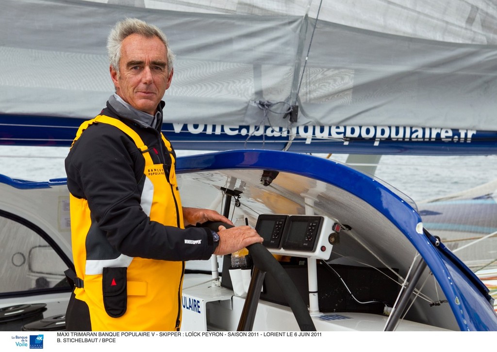 Maxi Trimaran Banque Populaire V - Skipper : Loick Peyron - Saison 2011 photo copyright BPCE taken at  and featuring the  class