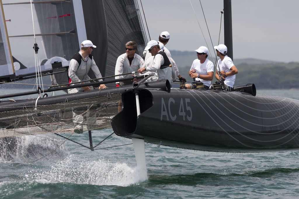 AC45 sea trial n°10 © ACEA - Photo Gilles Martin-Raget http://photo.americascup.com/