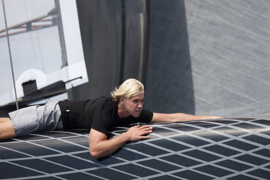 AC45 sea trial n°10 - Brad Farrand © ACEA - Photo Gilles Martin-Raget http://photo.americascup.com/
