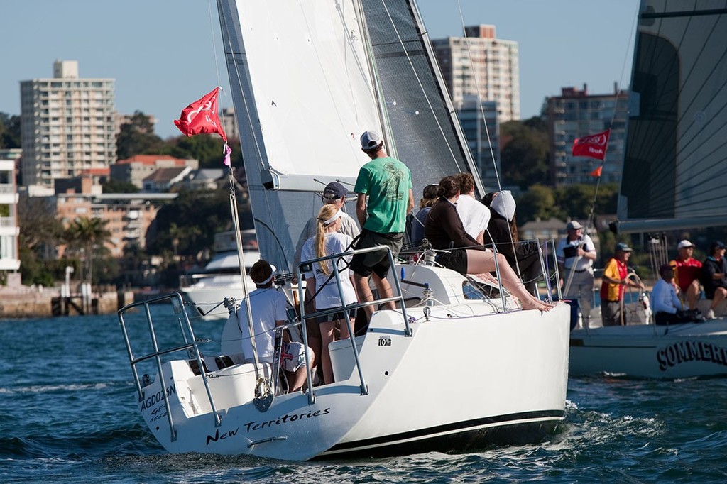 New territories takes Division G win in race 2 - Audi Winter Series 2011 © David Brogan www.sailpix.com.au