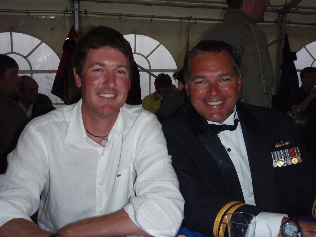 Matt Stokes and Mike Evans attend the 2008 Route Halifax St. Pierre Awards Night to celebrate their second overall finish © SW
