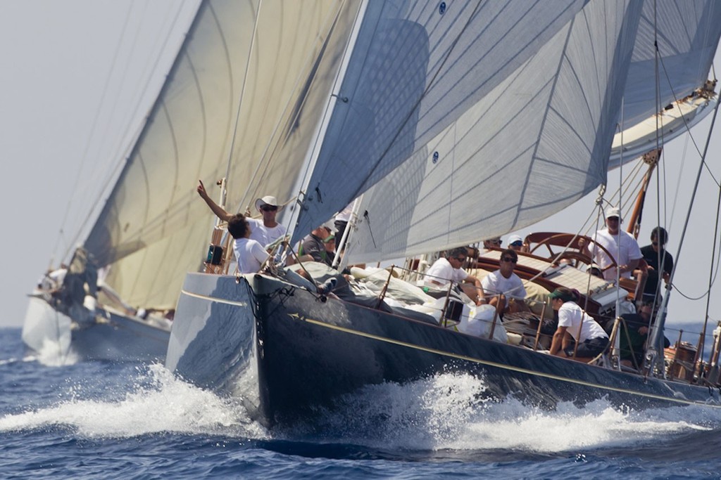 SHAMROCK V, Sail n: JK3, Class: J CLASS, Owner: SHAMROCK V Ltd<br />
CAMBRIA, Sail n: K-4, Class: J CLASS, Owner: CAMBRIA YACHTS - Portofino Rolex Trophy 2011 ©  Rolex / Carlo Borlenghi http://www.carloborlenghi.net