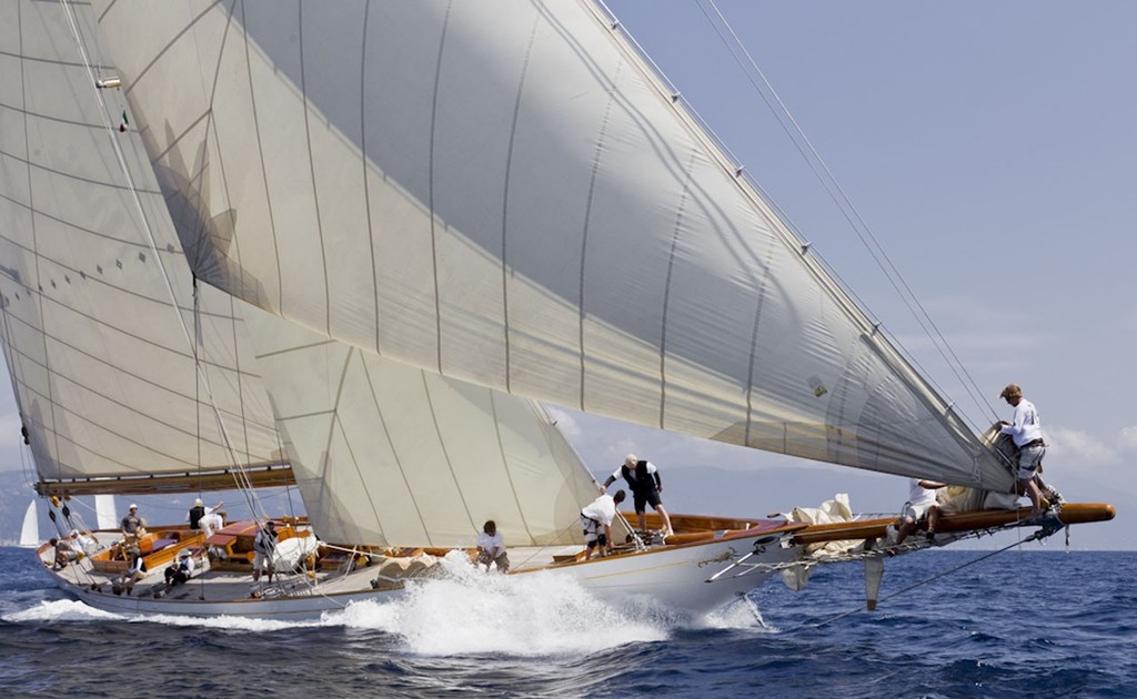 CAMBRIA, Sail n: K-4, Class: J CLASS, Owner: CAMBRIA YACHTS - Portofino Rolex Trophy 2011 ©  Rolex / Carlo Borlenghi http://www.carloborlenghi.net