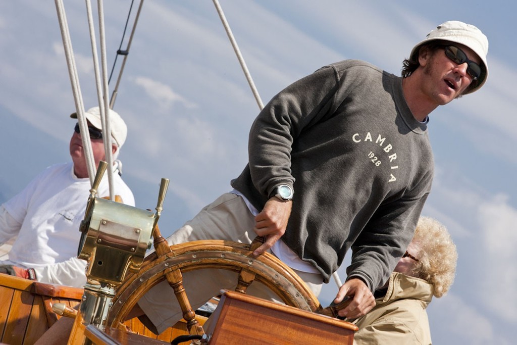 CAMBRIA, Sail n: K-4, Class: J CLASS, Owner: CAMBRIA YACHTS<br />
on board - Portofino Rolex Trophy 2011 ©  Rolex / Carlo Borlenghi http://www.carloborlenghi.net