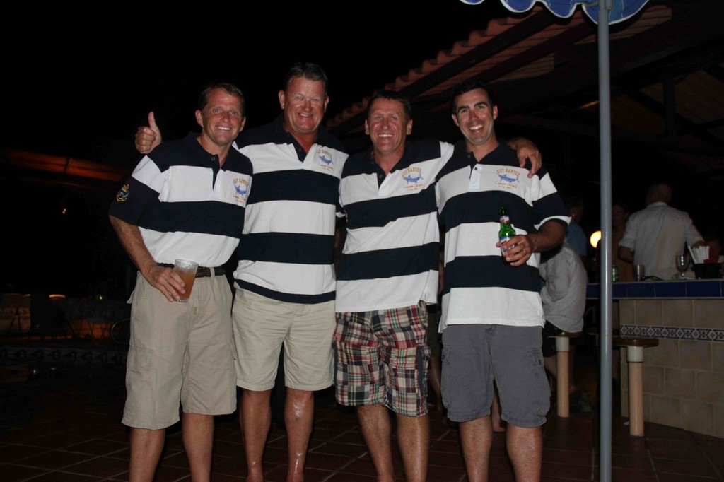 ``Los Bamofos`` Cayman team members (LtoR) George, Schellenger, Guy Harvey, Andi Marcher and Jason Ward - 11th Annual Billfish Tournament at Tropic Star in Panama photo copyright John Bell taken at  and featuring the  class
