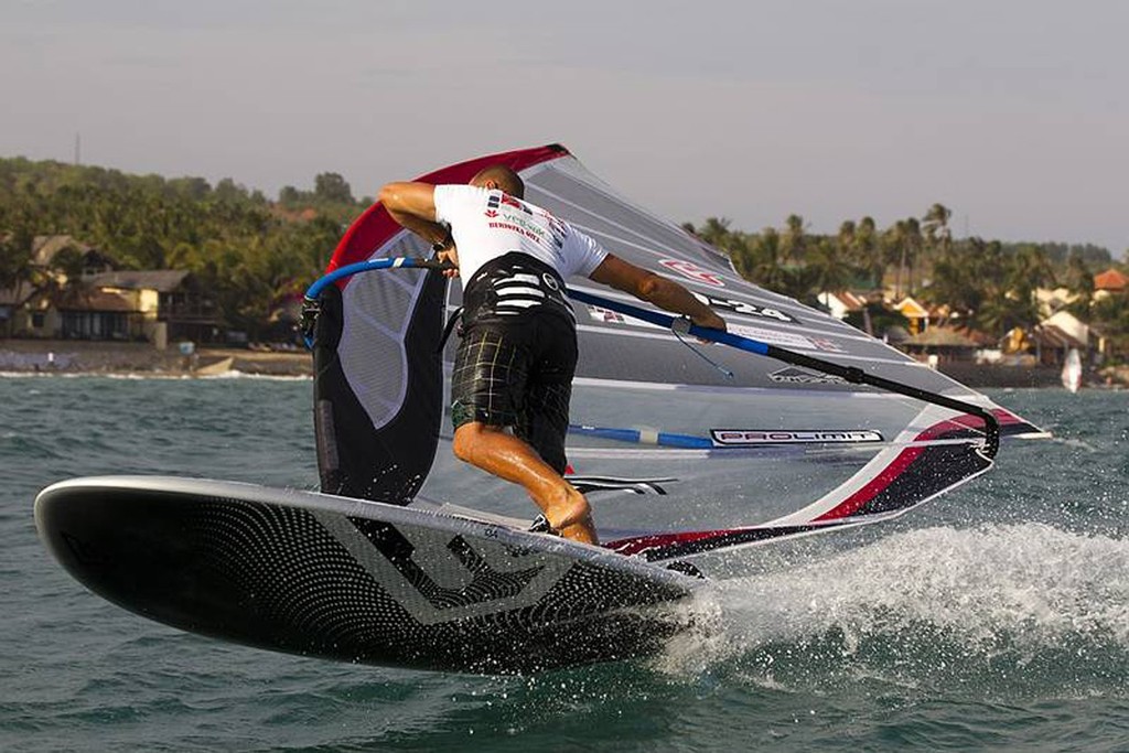 Peter Volwater lays it down - Vietnam PWA Grand Slam photo copyright  John Carter / PWA http://www.pwaworldtour.com taken at  and featuring the  class