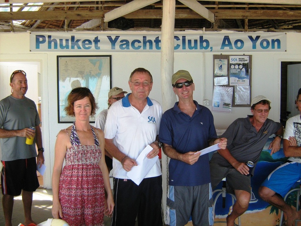 PYC Belair Panwa Tasar Series - Andrew de Bruin gets his just desserts photo copyright Phuket Yacht Club taken at  and featuring the  class