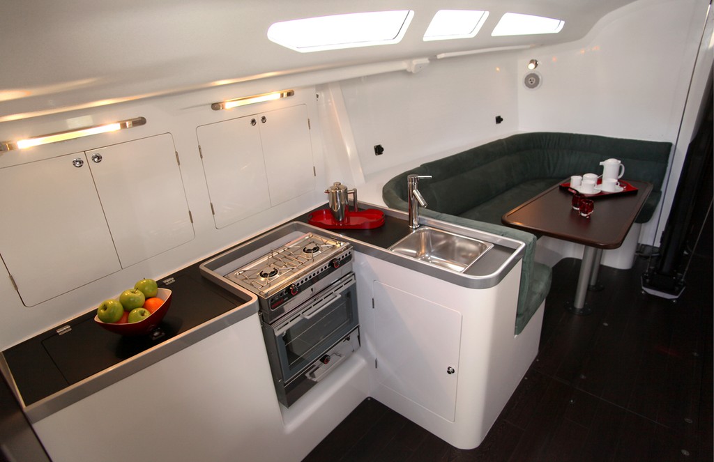 Port side of cabin - GTS43 photo copyright Crosbie Lorimer http://www.crosbielorimer.com taken at  and featuring the  class