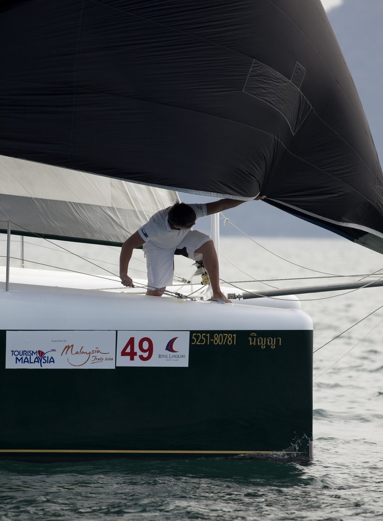 Royal Langkawi International Regatta 2011 - It's under there somewhere... photo copyright Guy Nowell http://www.guynowell.com taken at  and featuring the  class