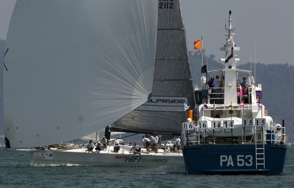 Royal Langkawi International Regatta 2011 - HiFi finishes with pace. © Guy Nowell http://www.guynowell.com