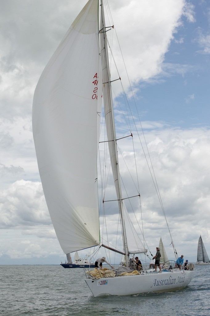 Raja Muda Selangor International Regatta 2011 - Penang-Langkawi Race start - Australian Maid, starting the way she meant to go on (and did) © Guy Nowell / RMSIR
