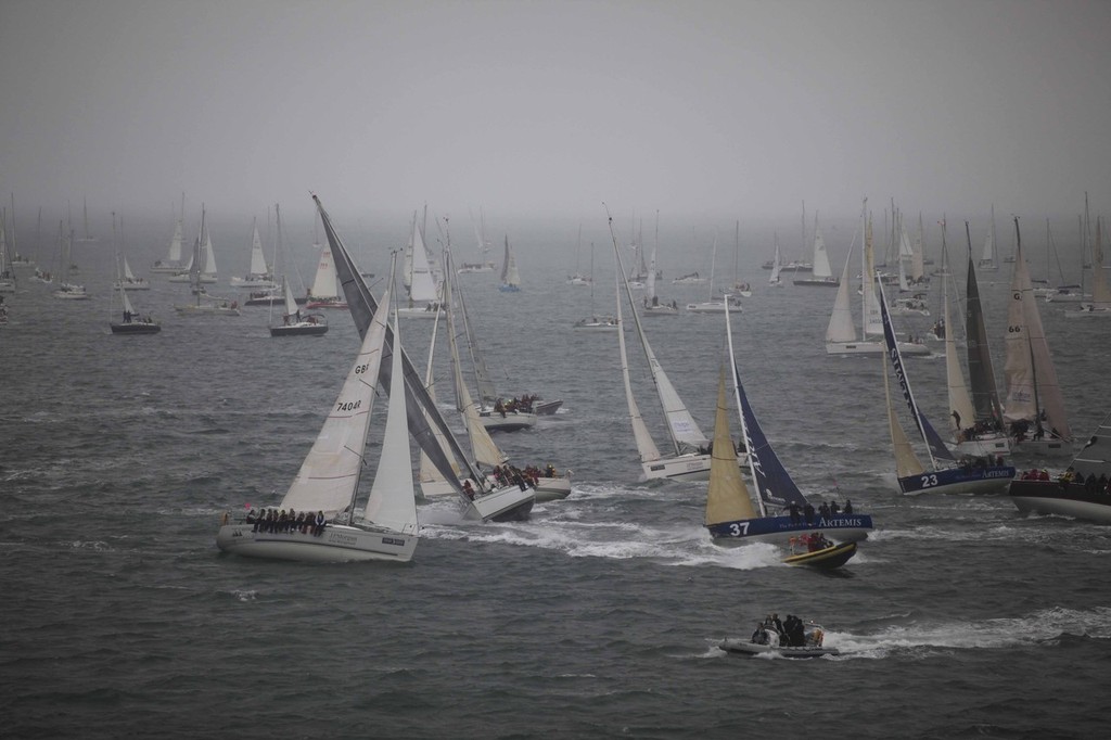 The Fleet during the J.P. Morgan Asset Management Round the Island Race. © TH Martinez/Sea&Co/onEdition