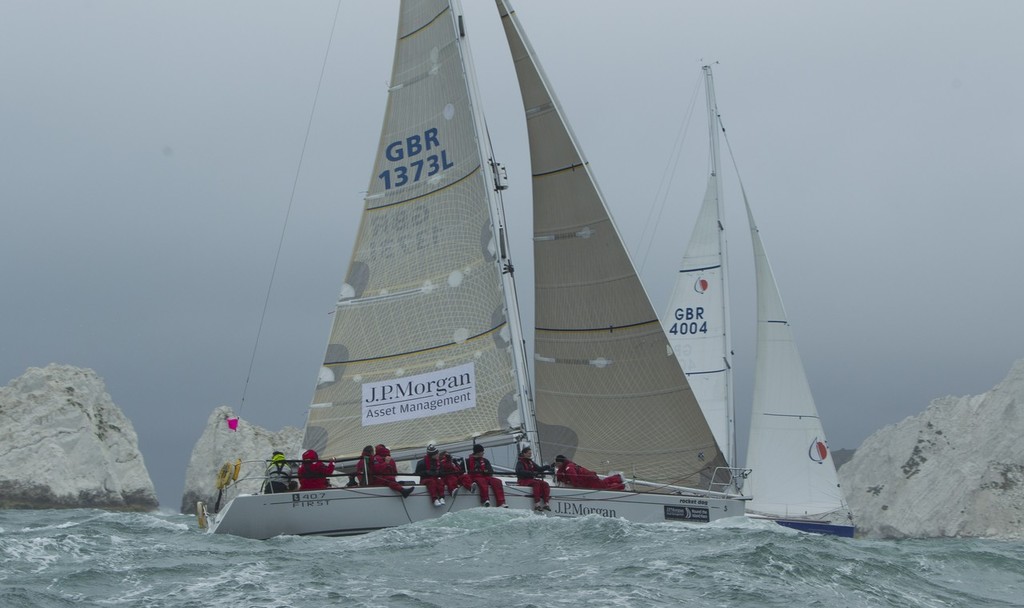 J.P. Asset Management Rocket Dog at the J.P. Morgan Asset Management Round the Island Race © onEdition http://www.onEdition.com