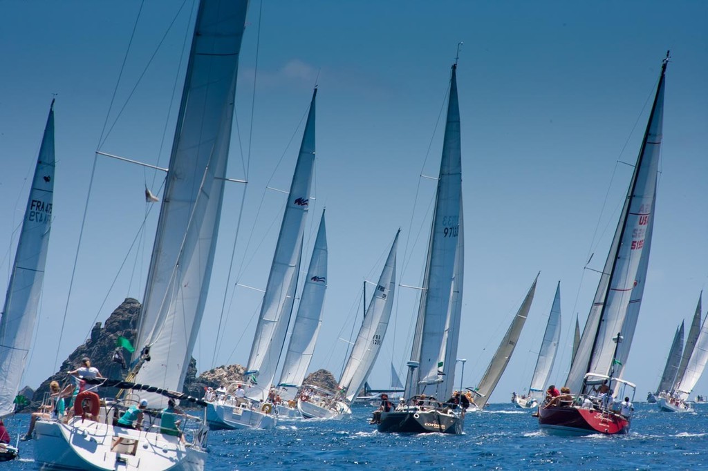 Racing at Les Voiles de St. Barth photo copyright Christophe Jouany / Les Voiles de St. Barth http://www.lesvoilesdesaintbarth.com/ taken at  and featuring the  class