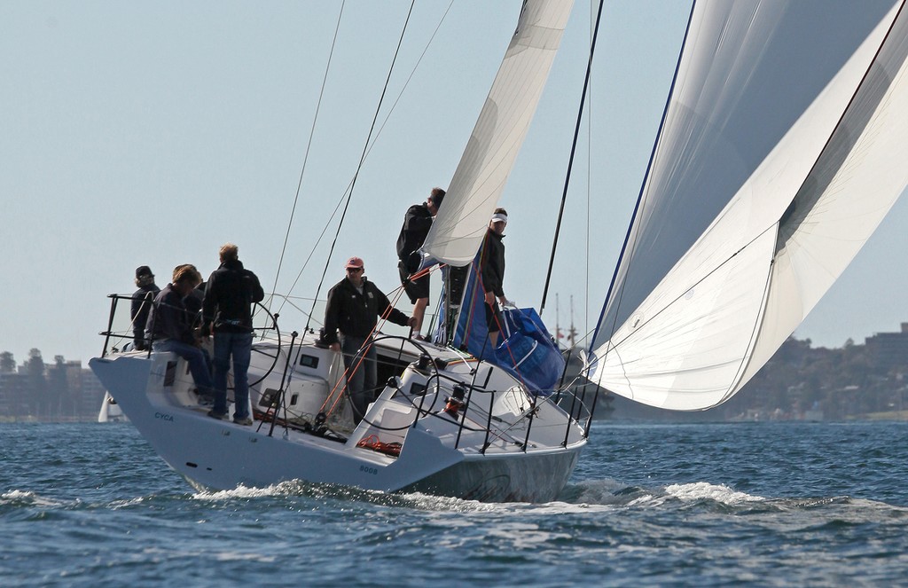 Off the wind past Nielsen Park - GTS43 photo copyright Crosbie Lorimer http://www.crosbielorimer.com taken at  and featuring the  class