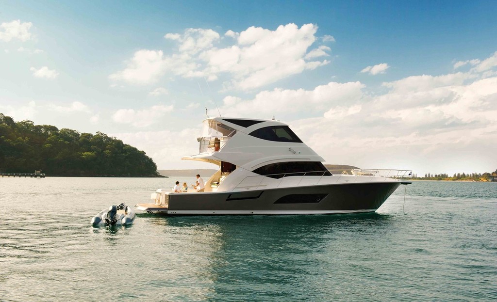 Riviera's 53 Enclosed Flybridge will make her American debut at the 2011 Fort Lauderdale International Boat Show photo copyright Stephen Milne taken at  and featuring the  class