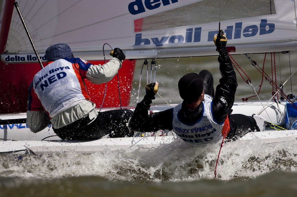 470 Man. Medemblik - the Netherlands, May 24th 2011. Delta Lloyd Regatta in Medemblik (26/30 May 2011). Day 1. © Delta Lloyd Regatta - Sander van der Borch http://www.sandervanderborch.com