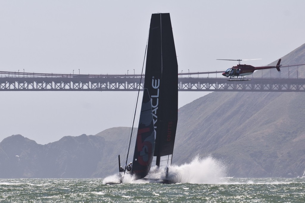  Oracle Sailing AC45 first trials in the bay © ACEA - Photo Gilles Martin-Raget http://photo.americascup.com/