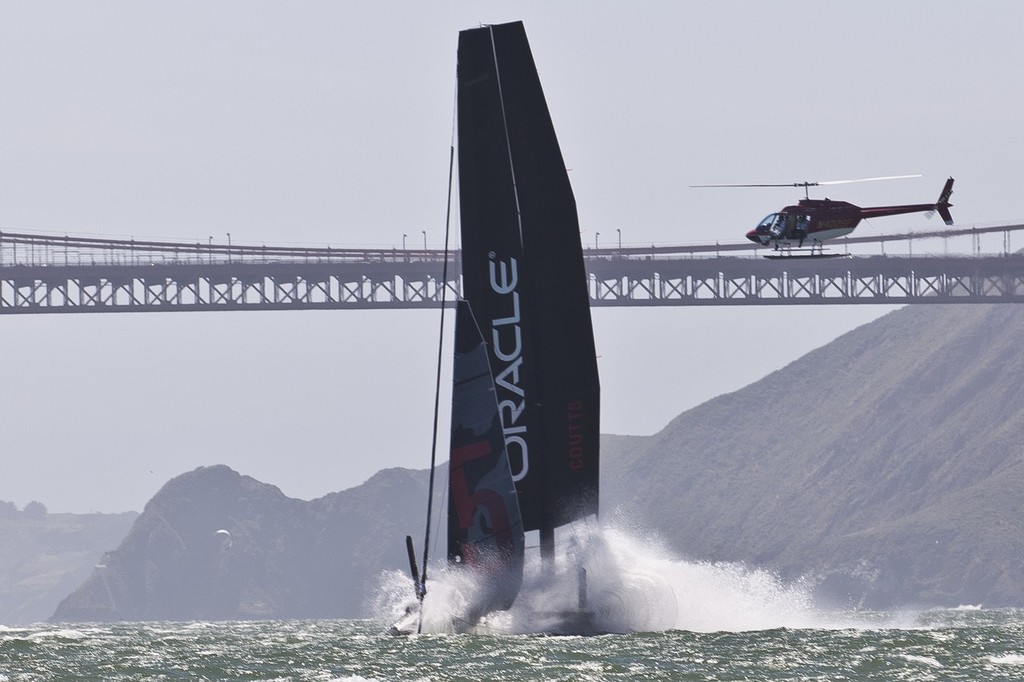 Oracle Sailing AC45 first trials in the bay © ACEA - Photo Gilles Martin-Raget http://photo.americascup.com/