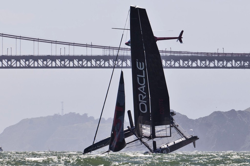  Oracle Sailing AC45 first trials in the bay © ACEA - Photo Gilles Martin-Raget http://photo.americascup.com/