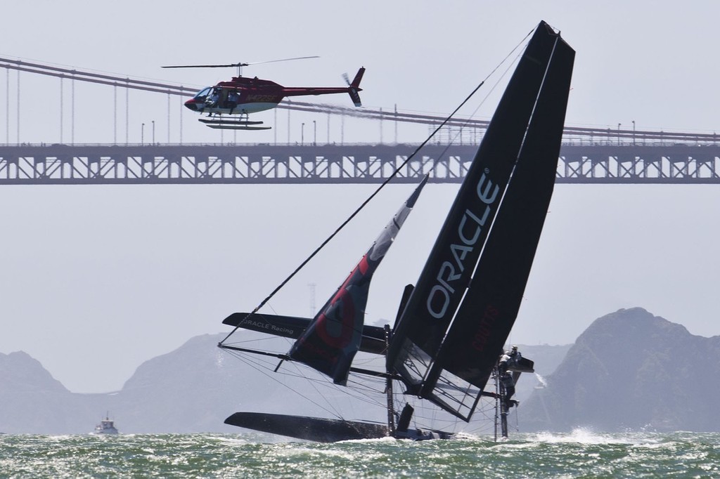 Oracle Sailing training in the bay © ACEA - Photo Gilles Martin-Raget http://photo.americascup.com/