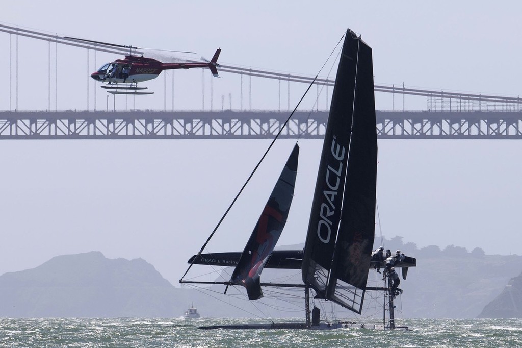 Oracle Sailing AC45 first trials in the bay © ACEA - Photo Gilles Martin-Raget http://photo.americascup.com/