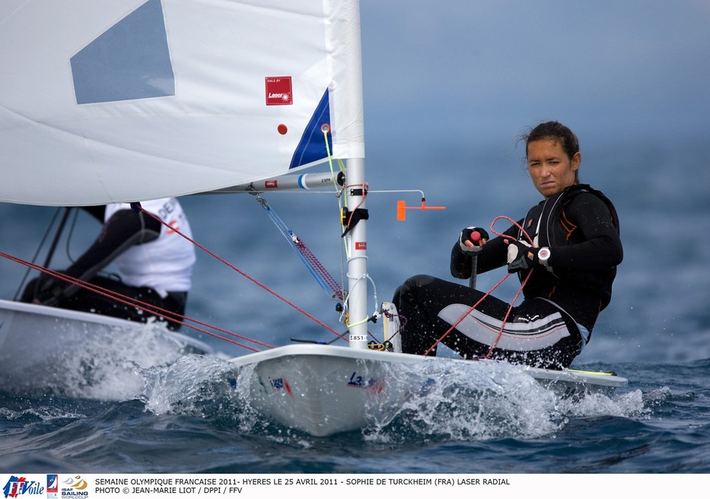 Sophie de Turckheim (FRA) Laser Radial - Semaine Olympique Francais 2011 © Jean-Marie Liot