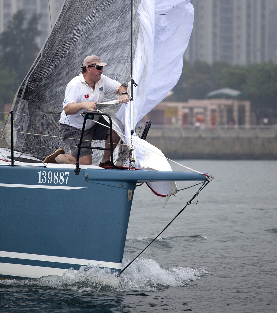 RHKYC Spring Regatta 2011 - Jamie McWilliam on the bow, Ambush photo copyright  RHKYC/Guy Nowell http://www.guynowell.com/ taken at  and featuring the  class