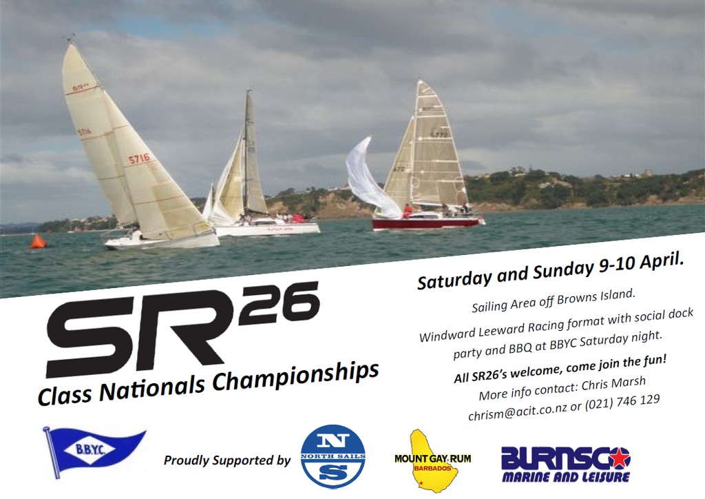 SR26 Nationals poster © SW