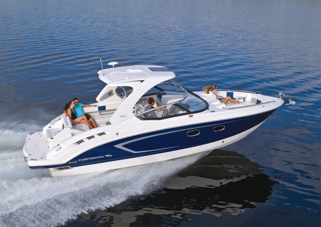 Chaparral 327SSX the world’s largest bowrider and with overnight accommodation capable of 55kts  © Chaparral Australia