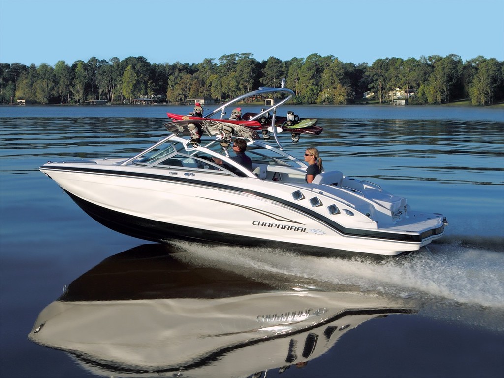 The hulls are all new designs following from Chaparrals massive R & D investment over the last few years. © Chaparral Boats - copyright http://www.chaparralboats.com