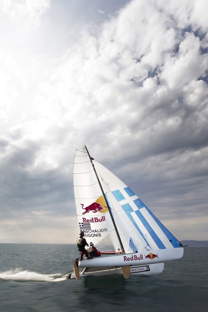 Iordanis Paschalides and Kostas Trigonis, challenged their stamina managing to complete an unprecedented sea marathon © Samo Vidic for Red Bull Content Pool