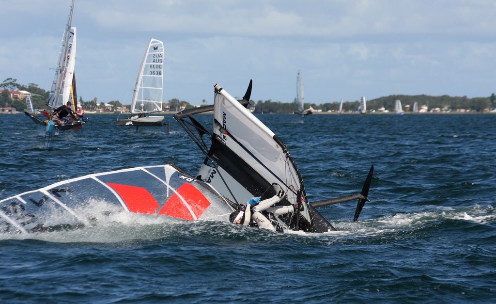 Scott Babbage lr5 - Zhik Moth Australian Championships 2011 photo copyright Sail-World.com /AUS http://www.sail-world.com taken at  and featuring the  class
