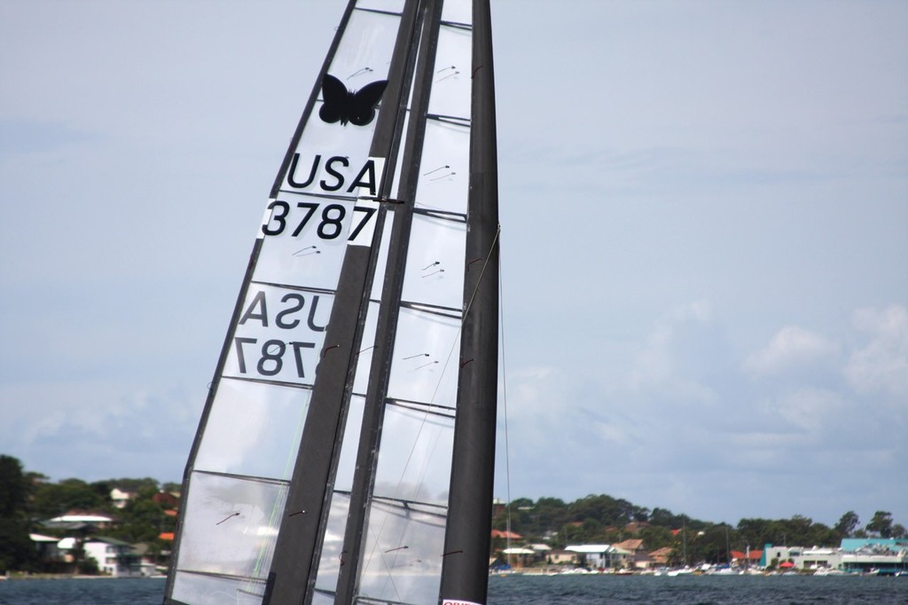 Solid Wing  - Zhik Moth Worlds 2011- Lake Macquarie Australia photo copyright Sail-World.com /AUS http://www.sail-world.com taken at  and featuring the  class