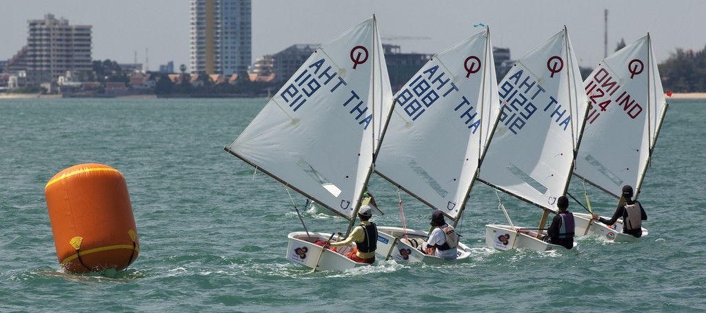 Top of the Gulf Regatta 2011 - Synchronised Optimists - Thai Nationals © Guy Nowell/Top of the Gulf