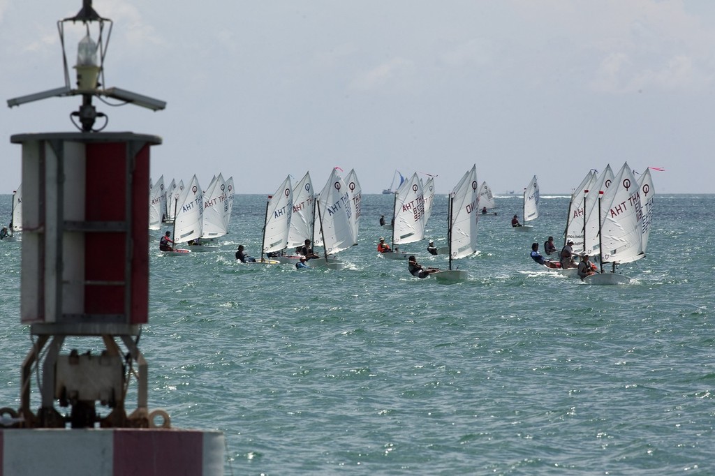 Top of the Gulf Regatta 2011 - Optimists all over the ocean - Thai Oppie Nationals © Guy Nowell/Top of the Gulf