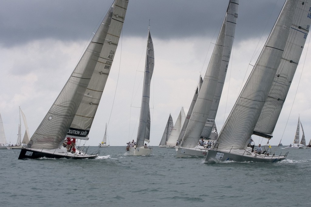 Top of the Gulf Regatta 2011 - IRC 1 start under grey skies © Guy Nowell/Top of the Gulf