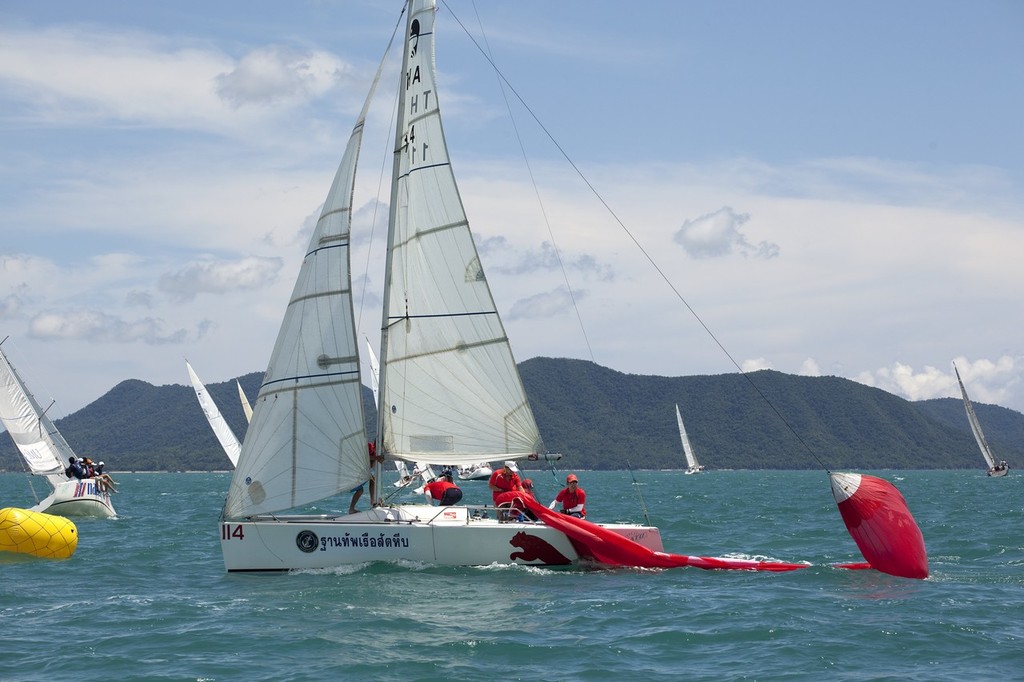 Top of the Gulf Regatta 2011 - Puma stops to catch some dinner © Guy Nowell/Top of the Gulf