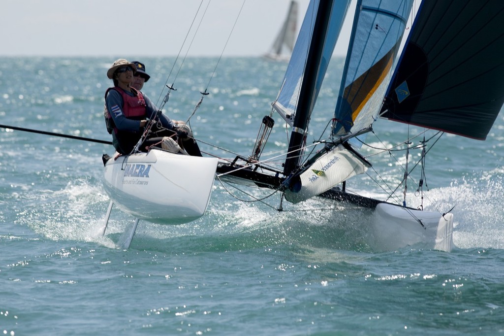 Top of the Gulf Regatta 2011 - F18 - the fastest boats on the race course © Guy Nowell/Top of the Gulf