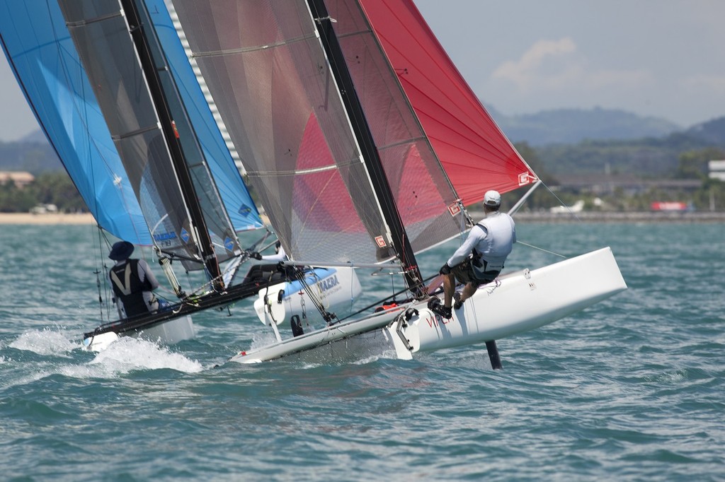 Top of the Gulf Regatta 2011 - high speed beach cat action  © Guy Nowell/Top of the Gulf
