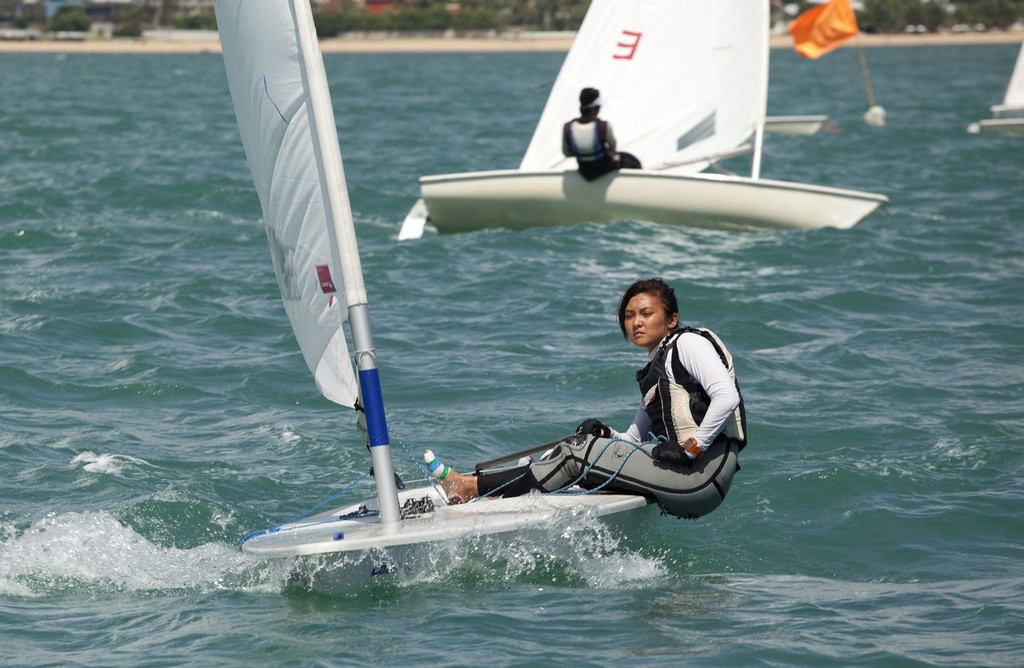 Top of the Gulf Regatta 2011 - Nagisa Sakai (HKG), Laser fleet © Guy Nowell/Top of the Gulf