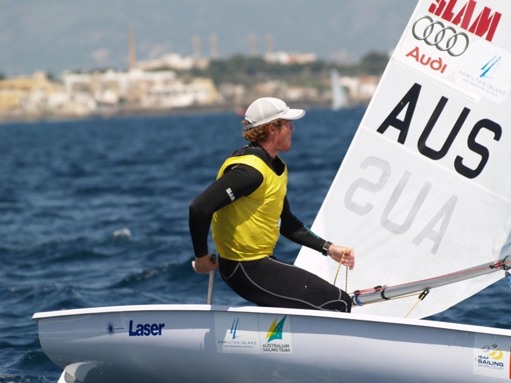 Tom Slingsby on his way to Silver in the Laser class - Trofeo SAR Princesa Sofia photo copyright Neus Jordi taken at  and featuring the  class