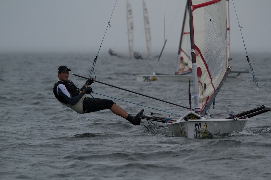 Tom Wright - Broo Premium Lager Musto Performance Skiff World Championships - day 3 photo copyright Shane Baker Photographs http://www.shanebaker.net taken at  and featuring the  class
