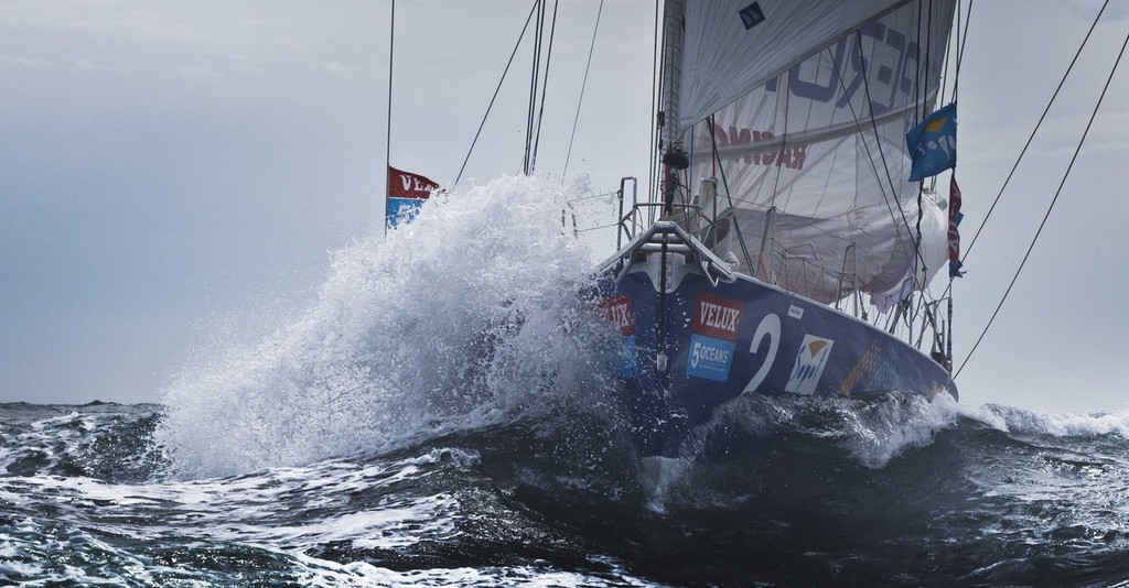 20110514  Ainhoa Sanchez/VELUX 5 OCEANS
Free for editorial use image, Ainhoa Sanchez/w-w-i.com

Gutek gets underway onboard Operon Racing, on the final leg of the VELUX 5 OCEANS, Ocean Sprint 5, leaving Charleston in South Carolina, USA to La Rochelle, France.

The VELUX 5 OCEANS is the oldest single-handed round the world yacht race. Run every 4 years since 1982, the race is the longest and toughest event for any individual in any sport. The race is a series of five high-pressure photo copyright Ainhoa Sanchez/w-w-i.com taken at  and featuring the  class