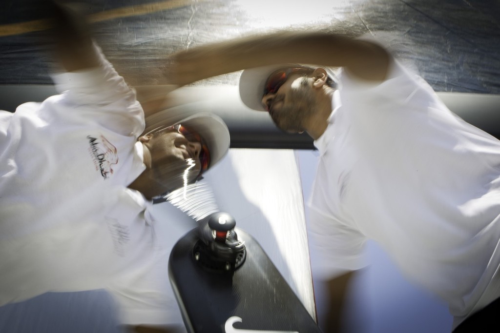Abu Dhabi Ocean Racing unveils their Farr designed, state-of-the-art Abu Dhabi Ocean Racing, Volvo Open 70, in Portofino, Italy. © Volvo Ocean Race http://www.volvooceanrace.com