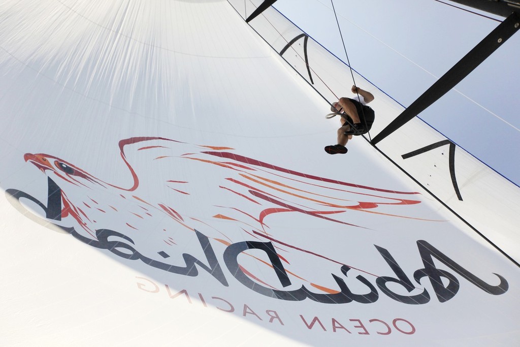 Abu Dhabi training at their camp in Cascais. © Volvo Ocean Race http://www.volvooceanrace.com